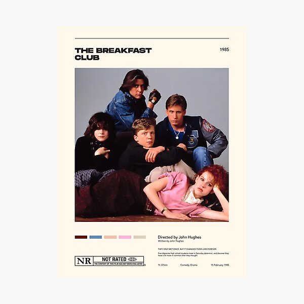 Item preview, The Breakfast Club / Classicult Prints / Vintage Retro Art Print / Minimalist Poster / Home Decor designed and sold by ResetYogaClub.