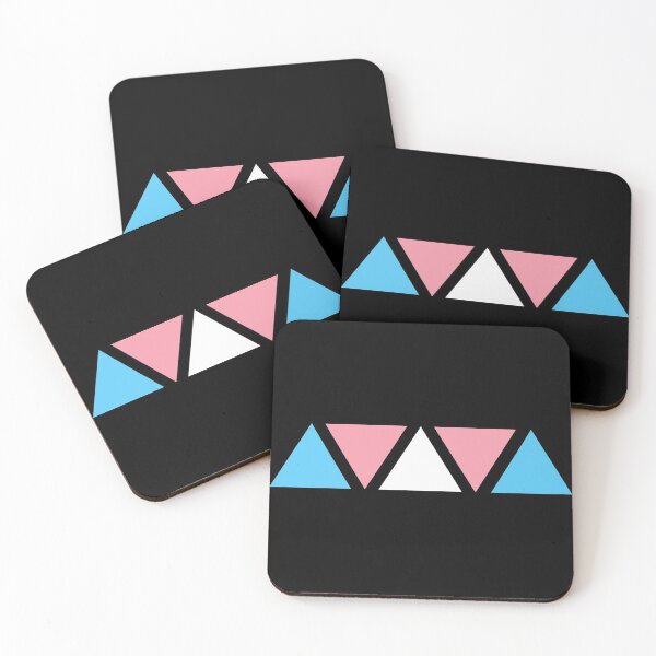 Item preview, Minimalist Triangles. Transgender Pride designed and sold by Subtle Pride Shop.