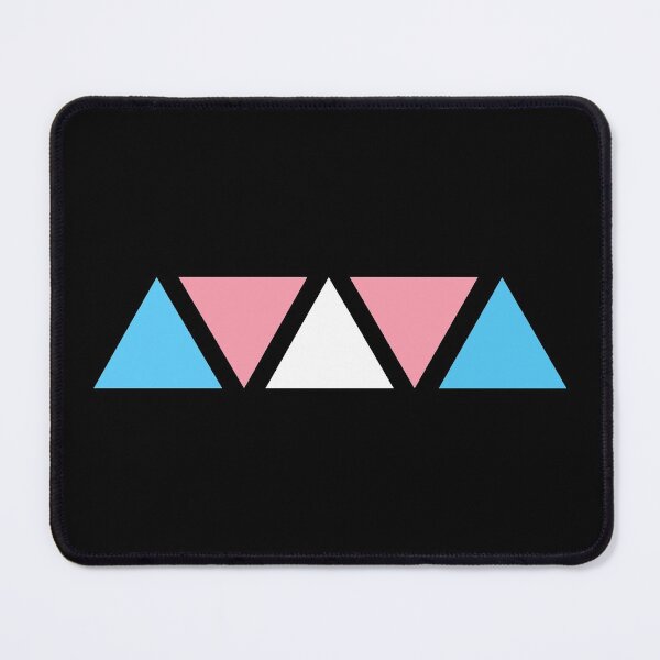 Item preview, Minimalist Triangles. Transgender Pride designed and sold by Subtle Pride Shop.