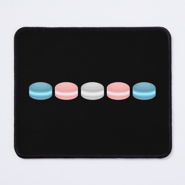 Item preview, Horizontal Macarons. Transgender Pride designed and sold by Subtle Pride Shop.