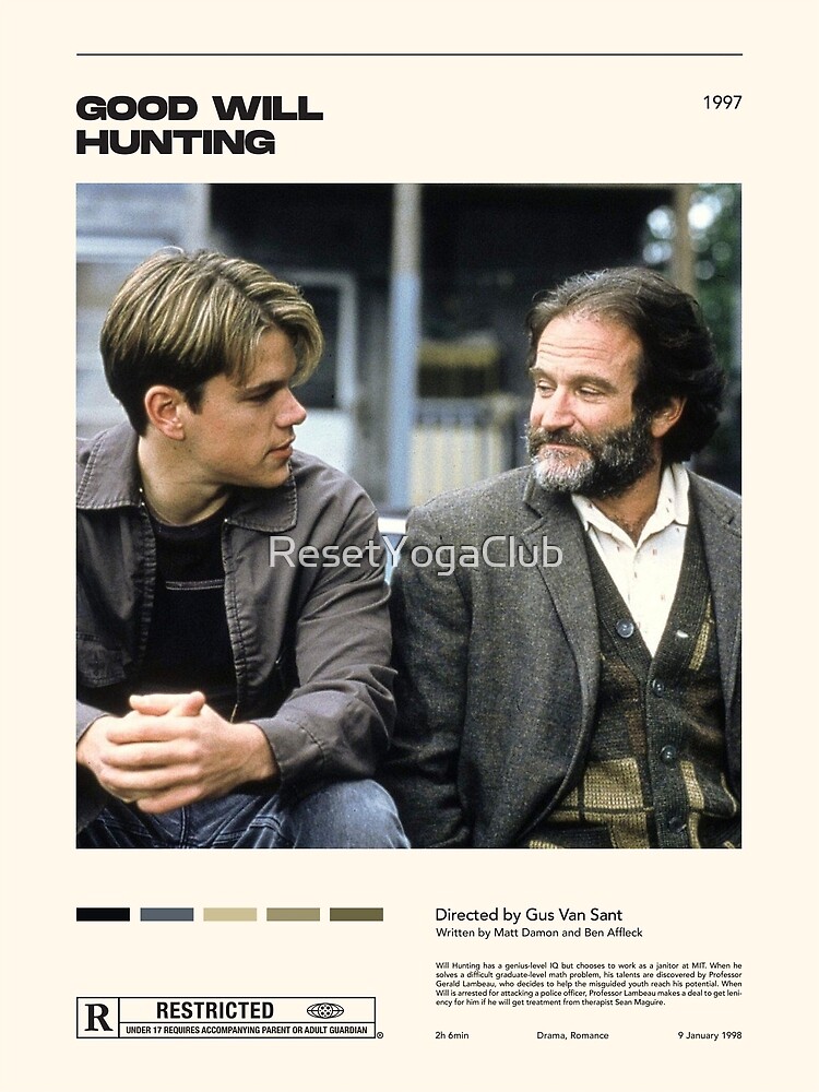 Thumbnail 3 of 3, Poster, Good Will Hunting / Classicult Prints / Vintage Retro Art Print / Minimalist Poster / Home Decor designed and sold by ResetYogaClub.