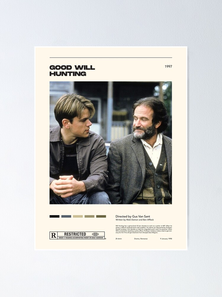 Thumbnail 1 of 3, Poster, Good Will Hunting / Classicult Prints / Vintage Retro Art Print / Minimalist Poster / Home Decor designed and sold by ResetYogaClub.
