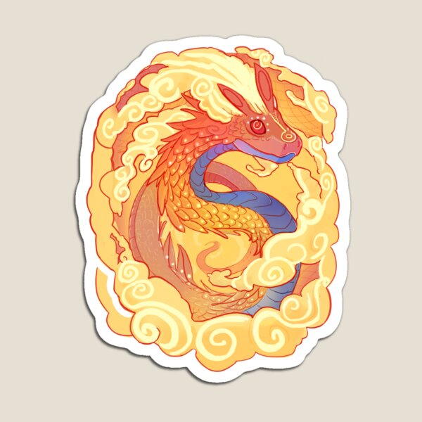 Orange Serpent Magnet