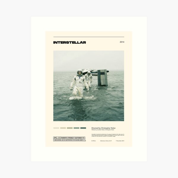 Item preview, Interstellar / Classicult Prints / Vintage Retro Art Print / Minimalist Poster / Home Decor designed and sold by ResetYogaClub.