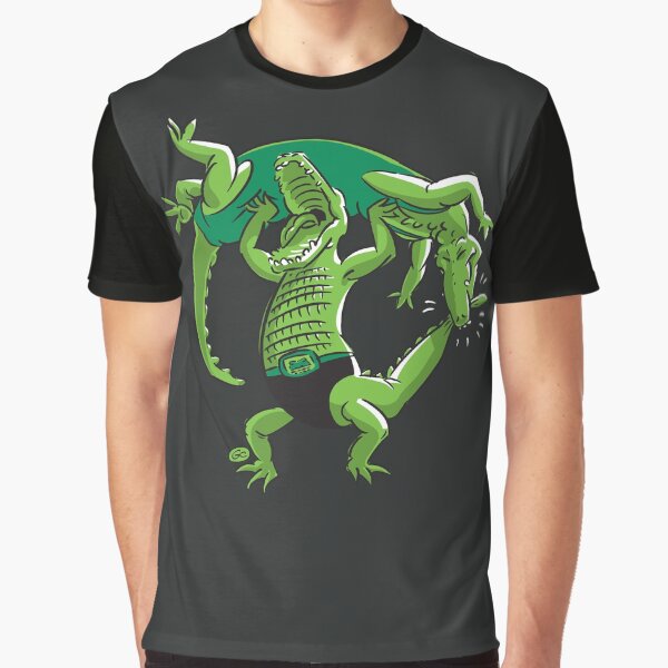 Alligator Wrestling Graphic T-Shirt