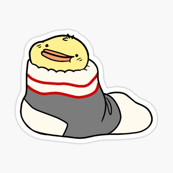 Sock Birdblob Sticker