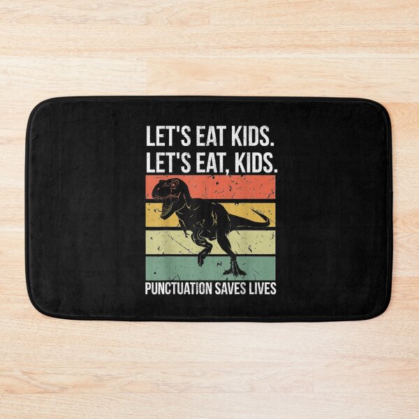 Item preview, Funny Let's Eat Kids Punctuation Saves Lives Grammar designed and sold by lydiamoranart.