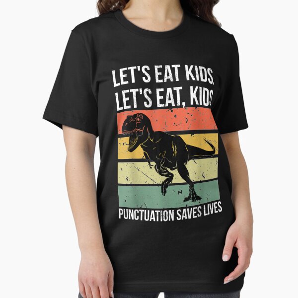 Item preview, Funny Let's Eat Kids Punctuation Saves Lives Grammar designed and sold by lydiamoranart.