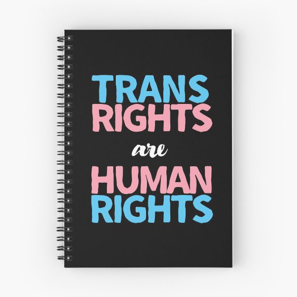 Item preview, Trans Rights Are Human Rights. Transgender Pride designed and sold by Subtle Pride Shop.