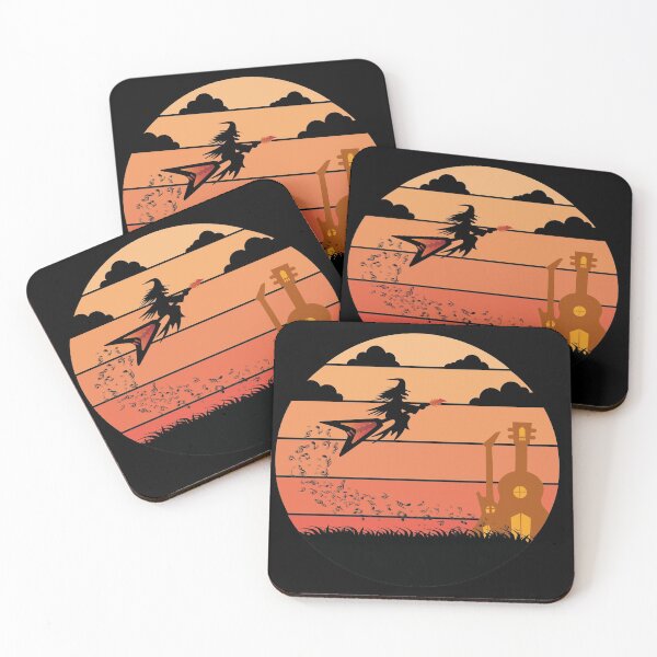 Item preview, Copy of Scary witch riding guitar music designed and sold by YacineHB01.