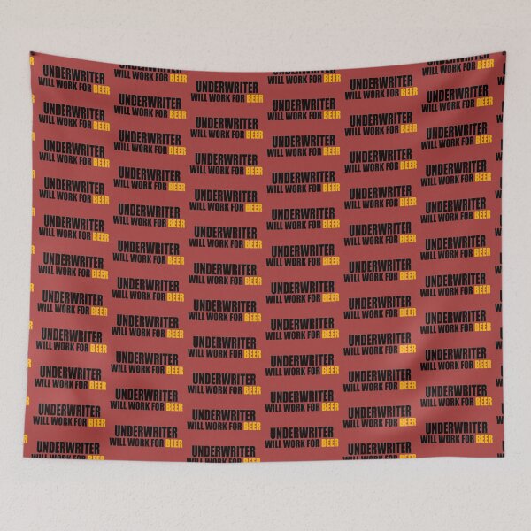 Item preview, Underwriter will work for Beer designed and sold by trendism.