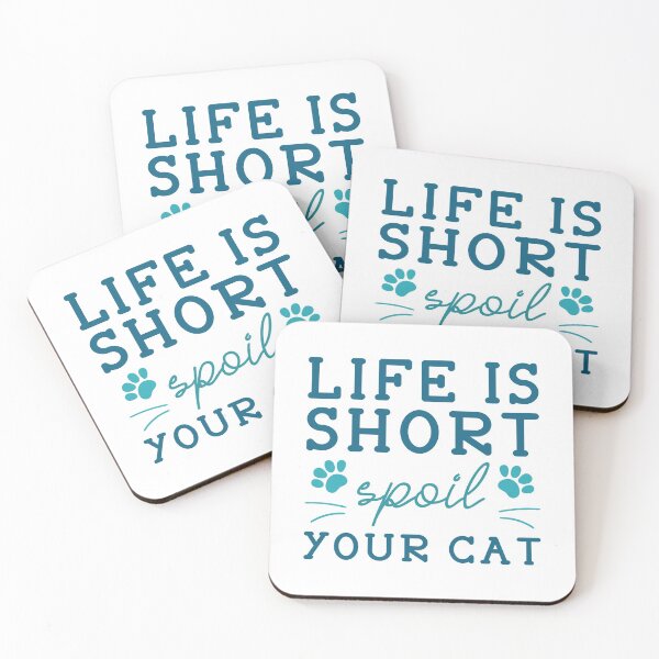 Item preview, Life Is Short Spoil Your Cat designed and sold by cherrific.
