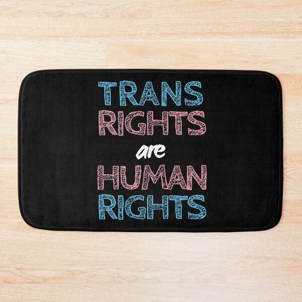 Item preview, Trans Rights Are Human Rights. Transgender Pride designed and sold by Subtle Pride Shop.