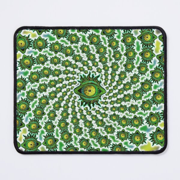 Item preview, Autotelic-FlamingEye-Vortex-Green designed and sold by Klaus Bremner (Autotelic Art).