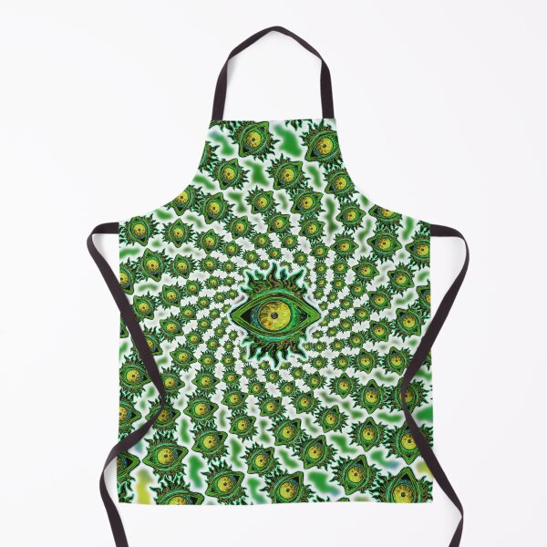Item preview, Autotelic-FlamingEye-Vortex-Green designed and sold by Klaus Bremner (Autotelic Art).