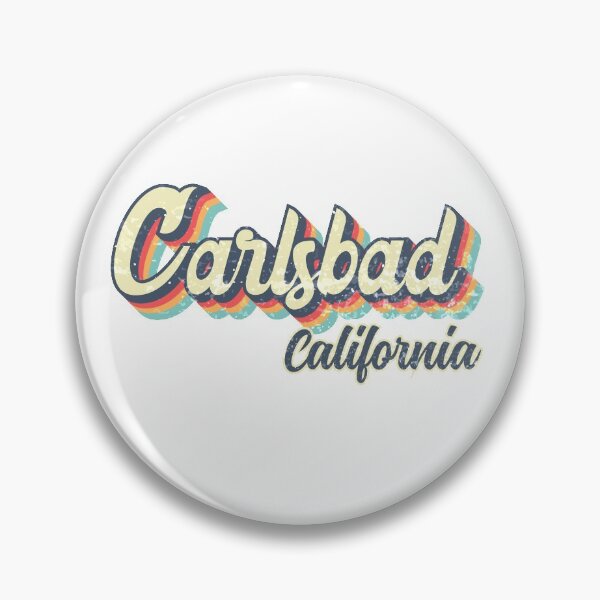 Item preview, Carlsbad City California Retro Vintage 70s rainbow designed and sold by Teelogic.