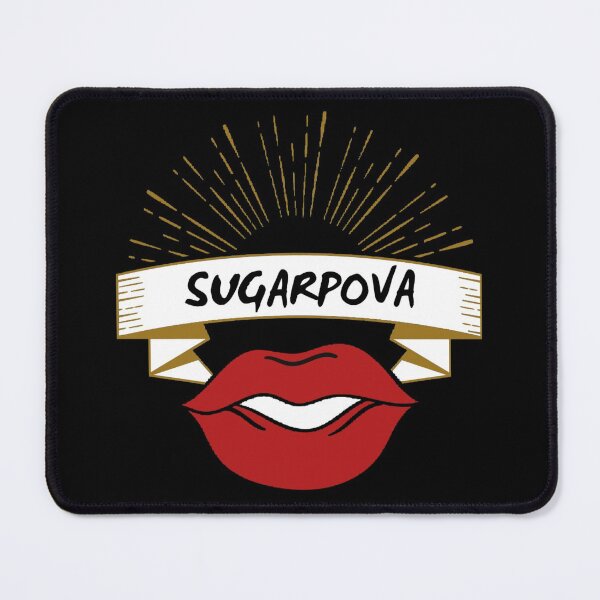 Item preview, SUGARPOVA Maria Sharapova Red lips line design designed and sold by Simi2020.