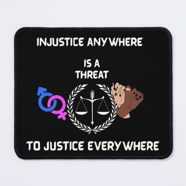 Item preview, Injustice anywhere is a threat to justice everywhere. designed and sold by Simi2020.