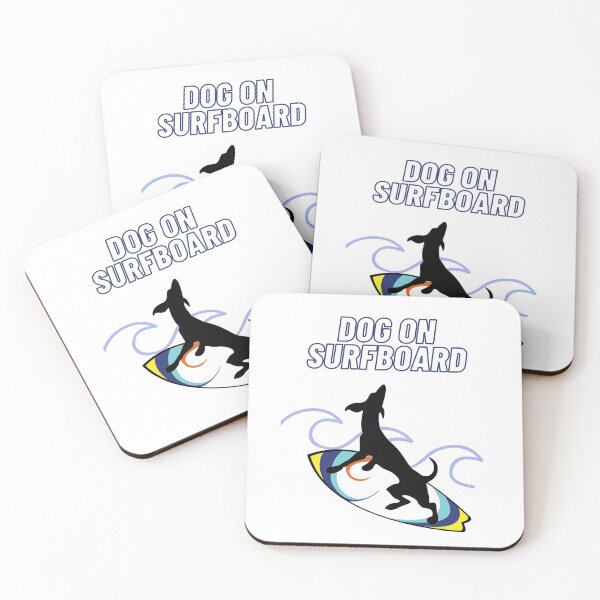 Item preview, DOG ON SURFBOARD designed and sold by LaBelleMaison.