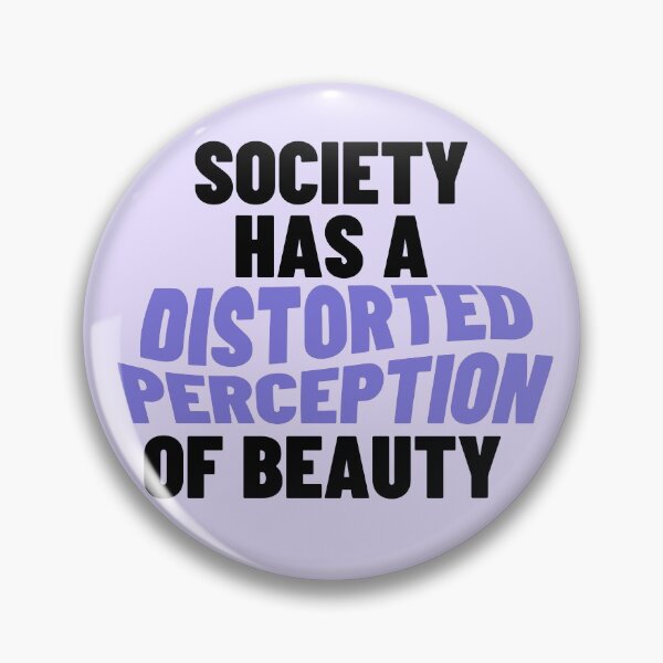Item preview, Feminism sticker society has a distorted perception of beauty designed and sold by lucomini.