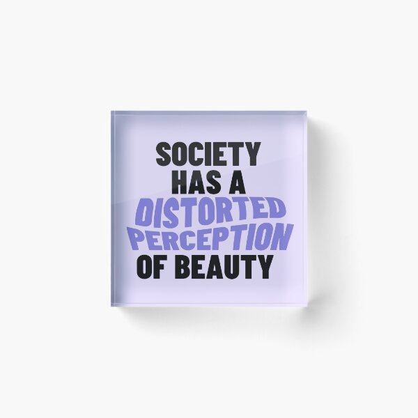 Item preview, Feminism sticker society has a distorted perception of beauty designed and sold by lucomini.