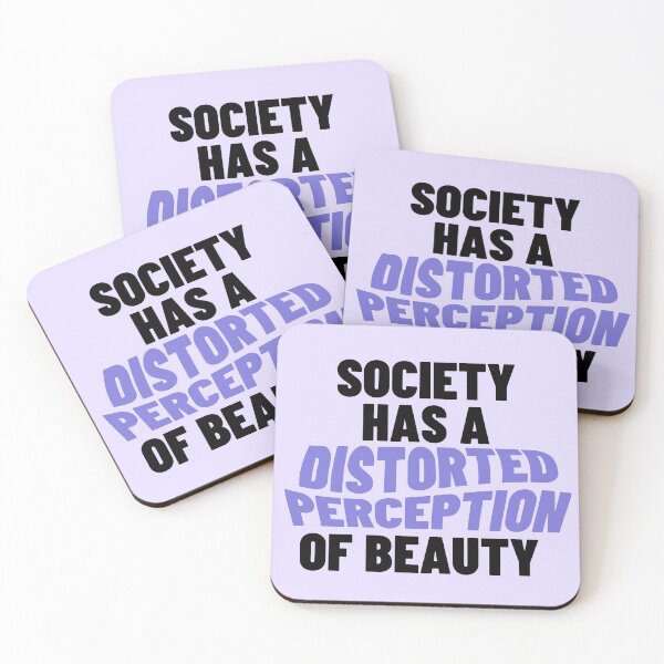 Item preview, Feminism sticker society has a distorted perception of beauty designed and sold by lucomini.