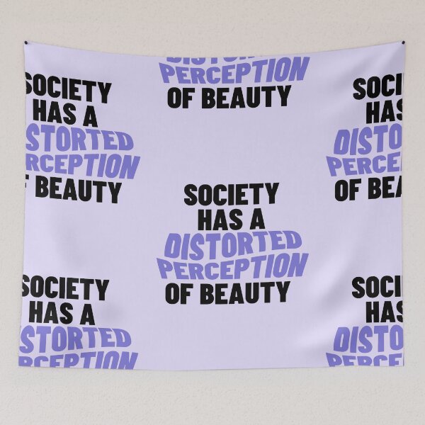 Item preview, Feminism sticker society has a distorted perception of beauty designed and sold by lucomini.