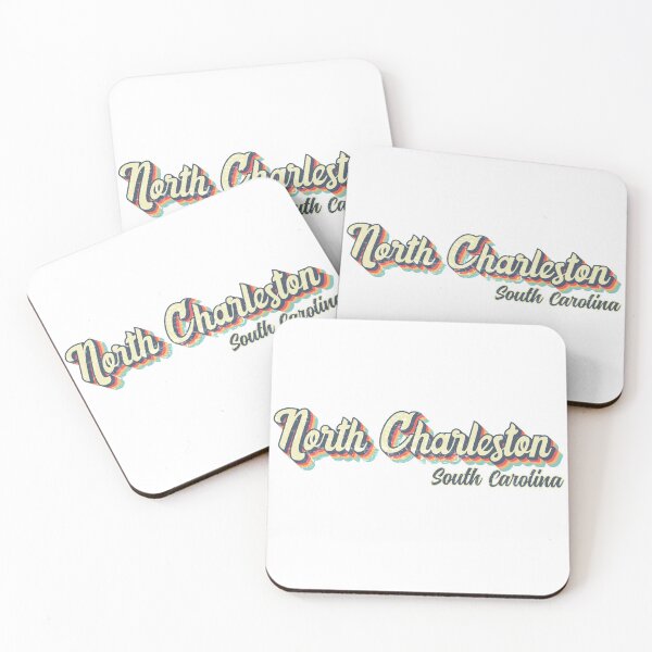 Item preview, North Charleston city South Carolina Retro Vintage 70s rainbow designed and sold by Teelogic.