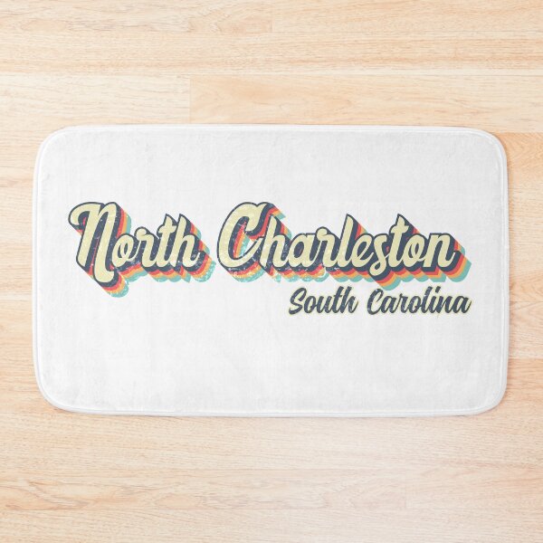 Item preview, North Charleston city South Carolina Retro Vintage 70s rainbow designed and sold by Teelogic.