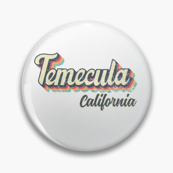 Artikelvorschau, Temecula City Kalifornien Retro Vintage 70er Regenbogen entworfen und verkauft von Teelogic.
