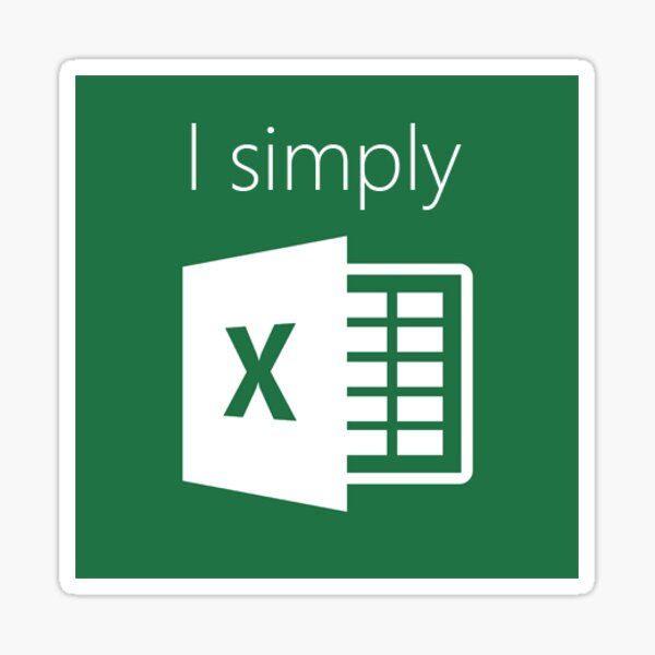 I Simply Excel Sticker