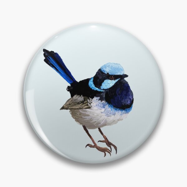 Item preview, Superb Fairy Wren - 'Little Blue Wren' designed and sold by labradorescence.