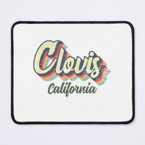 Item preview, Clovis City California Retro Vintage 70s rainbow designed and sold by Teelogic.