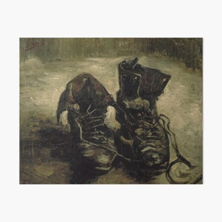 A Pair of Shoes , 1886 by Vincent Van Gogh (Remastered) Art Board Print