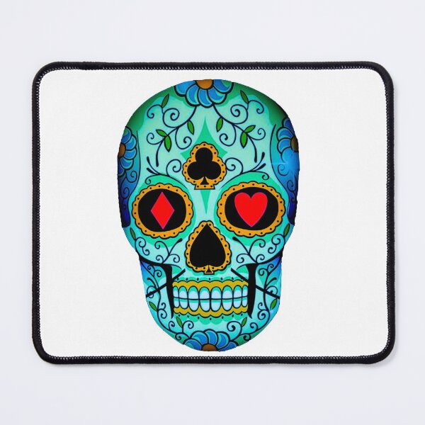 Item preview, Colorful Halloween skull designed and sold by Dalyndigital Photography.