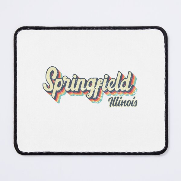 Item preview, Springfield city Illinois Retro Vintage 70s rainbow designed and sold by Teelogic.