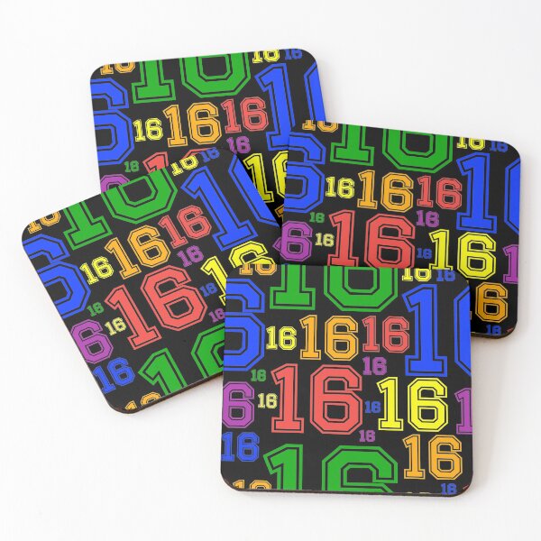 Item preview, 16th Birthday Rainbow Colours designed and sold by CoolYule.
