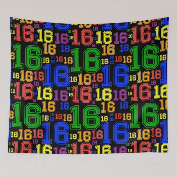 Item preview, 16th Birthday Rainbow Colours designed and sold by CoolYule.