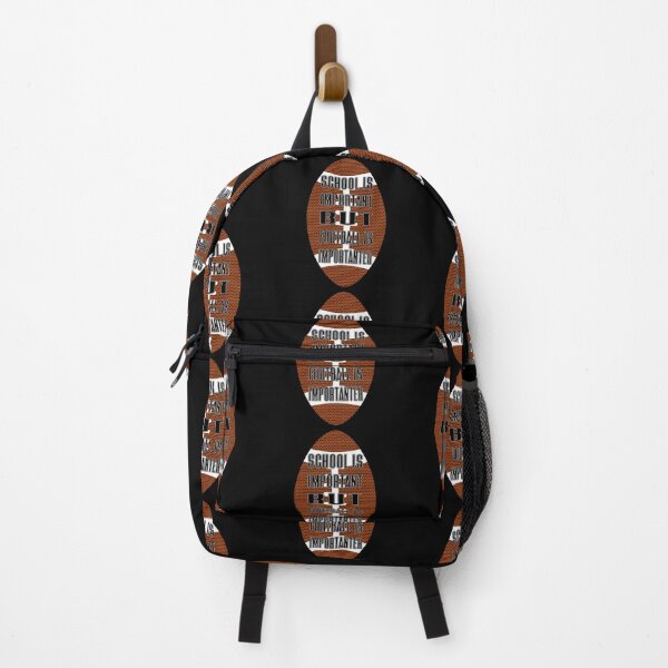 Item preview, School Is Important But Football Is Importanter on Brown Football - Funny designed and sold by Vasabi88.