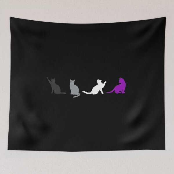 Item preview, Lesbian Ace Pride Cats. Asexual Pride designed and sold by Subtle Pride Shop.