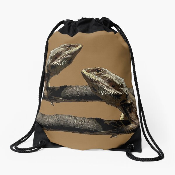 Bearded dragon Drawstring Bag