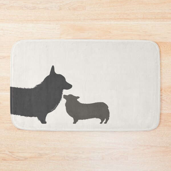 Item preview, Modern Double Corgi Silhouettes designed and sold by kmkmonkay.
