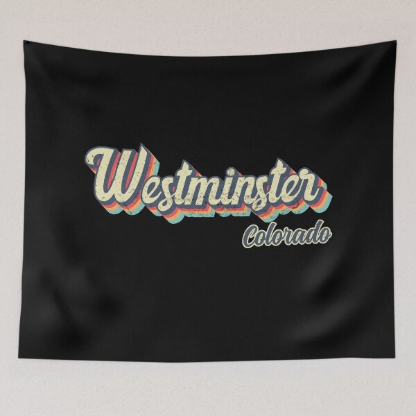 Item preview, Westminster city Colorado Retro Vintage 70s rainbow designed and sold by Teelogic.
