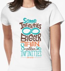 Some Infinities are Bigger Than Other Infinities Women's Fitted T-Shirt