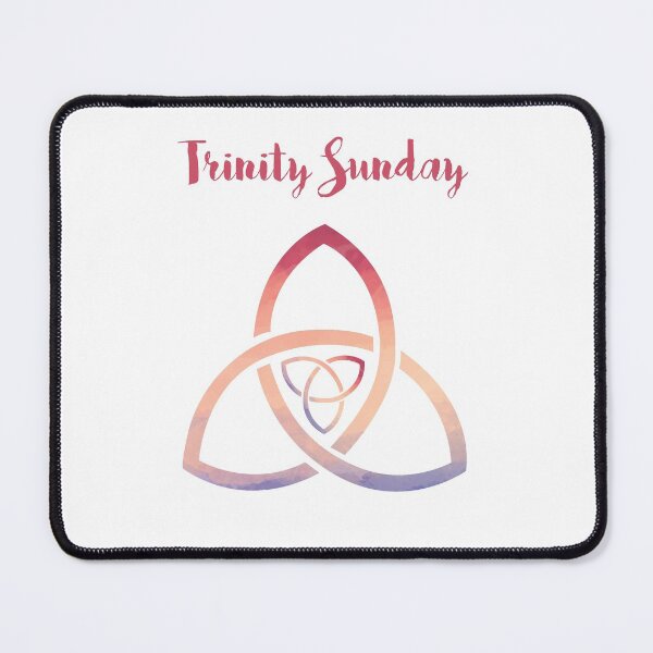 Item preview, Trinity Sunday Red Symbol designed and sold by thewishdesigns.