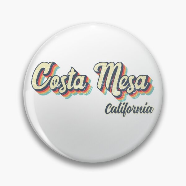 Item preview, Costa Mesa City California Retro Vintage 70s rainbow designed and sold by Teelogic.