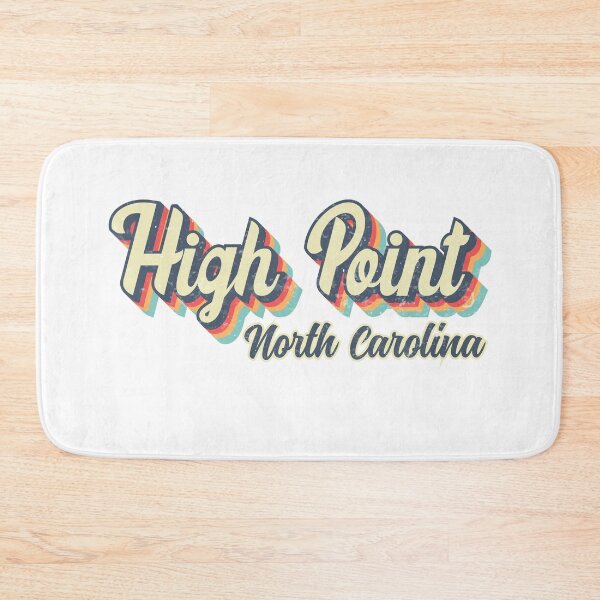 Item preview, High Point city North Carolina Retro Vintage 70s rainbow designed and sold by Teelogic.