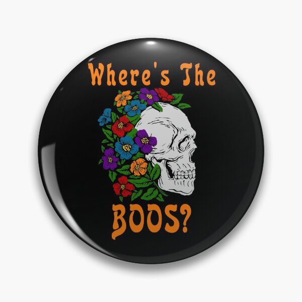 Item preview, Floral Skull Where's The Boos designed and sold by Olhado.