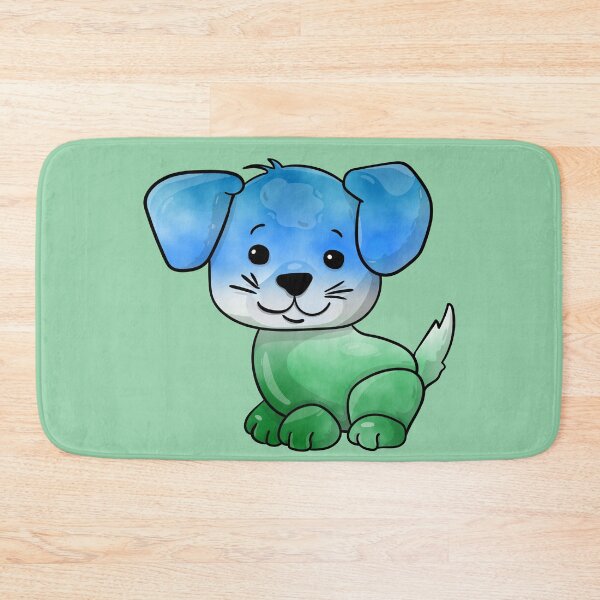 Item preview, Gay Man Subtle Watercolour Pride Flag Cartoon Puppy designed and sold by cashewdays.