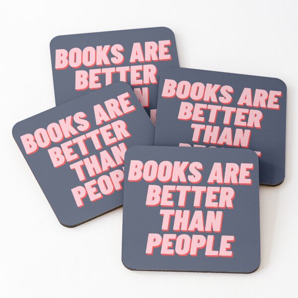 Item preview, Books Are Better Than People designed and sold by polishalpaca.